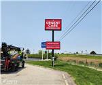 Access Medical Clinic: Custom Pylon Sign Face Replacement