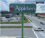 Applebee&#39;s (Brownsburg, IN): Custom Restaurant Pylon Refurbish