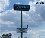 Applebee&#39;s (Brownsburg, IN): Custom Restaurant Pylon Refurbish