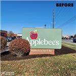 Applebee&#39;s (Center Grove, IN): Custom Restaurant Ground Sign Refurbish