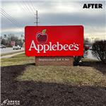 Applebee&#39;s (Center Grove, IN): Custom Restaurant Ground Sign Refurbish