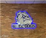 Columbus North High School: Custom Reverse Halo Lit Sign