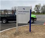 Decatur County Memorial Hospital: Custom Parking Lot Directional Signs