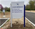 Decatur County Memorial Hospital: Custom Parking Lot Directional Signs