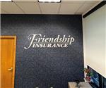 Friendship State Bank: Custom Interior Bank Logo