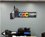 Greensburg Decatur County Chamber of Commerce: Custom Interior Wall Logo