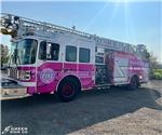 Greensburg (IN) Fire Dept.: Custom Temporary Breast Cancer Awareness Wrap 2022