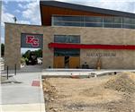 Maxwell Construction/East Central High School: Custom Double Sided Logo Cabinet