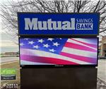 Mutual Savings Bank (Greenwood, IN): Custom Main ID w/ Electronic Message Center