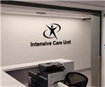 Rush Memorial Hospital: Custom Interior Dimensional Letters (Intensive Care Unit)