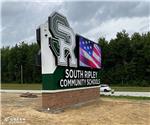 South Ripley Community Schools: Custom Main ID School Sign with an Electronic Message Center