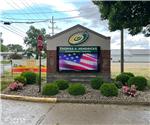 Thomas A Hendricks Elementary School: Custom School Main ID Sign w/ LED Sign