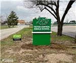 Triton Central Schools: Custom School Main ID Sign