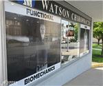 Watson Chiropractic Center: Custom Perforated Window Graphics